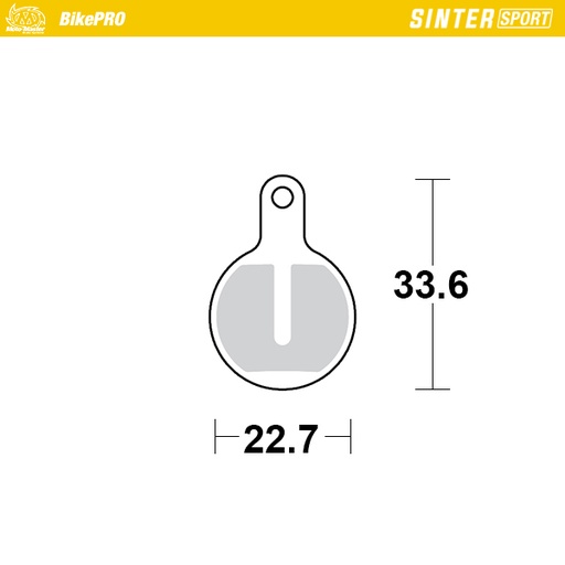 [734955] Brake pad bicycle Sinter Sport: Tektro Lyra