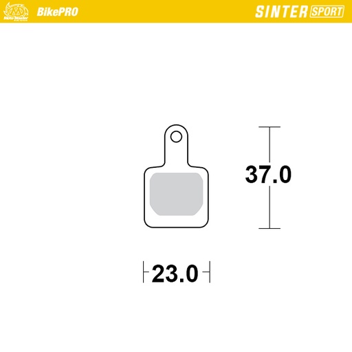 [735755] Brake pad bicycle Sinter Sport: Suntour DB