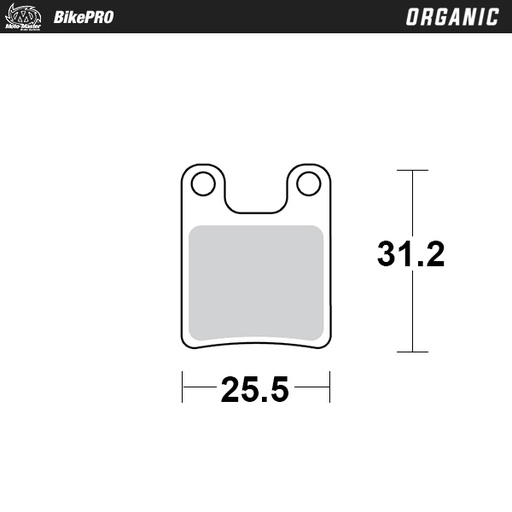 [736941] Moto-Master :  Brake pad bicycle Organic: Giant MPH-1