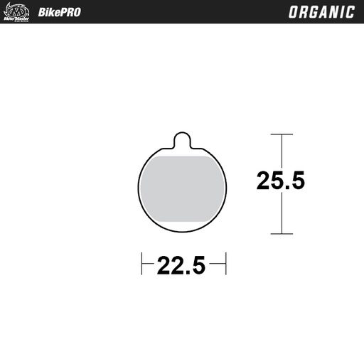 [737141] Moto-Master :  Brake pad bicycle Organic: Joytech MDS5