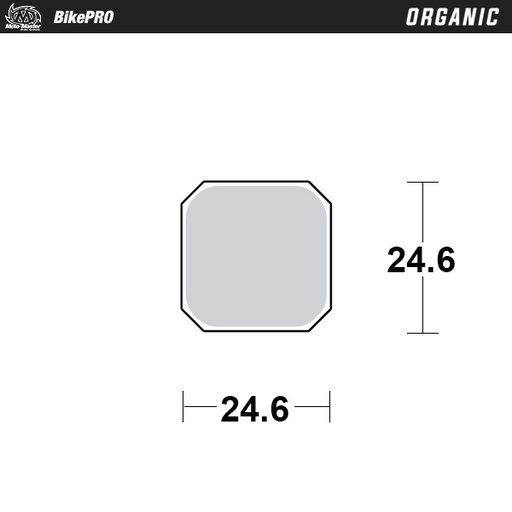 [737741] Moto-Master :  Brake pad bicycle Organic: Formula Evoluzione