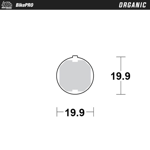 [737941] Moto-Master : Brake pad Bicycle | Organic | Formula: Activa, MD1