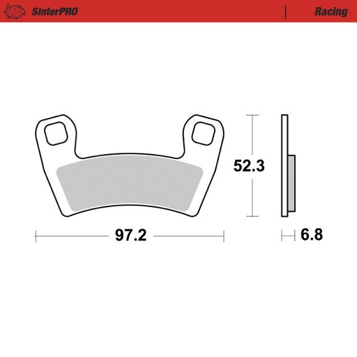 [81111] Brake pads Racing: ATV/UTV