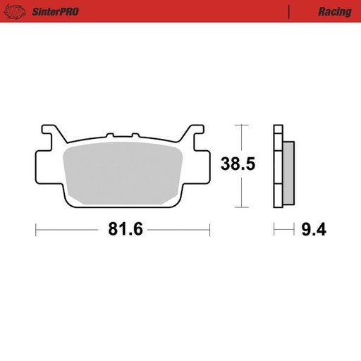 [81611] Brake pads Racing: ATV/UTV