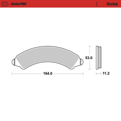 [81811] Moto-Master :  Brake pads Racing: ATV/UTV