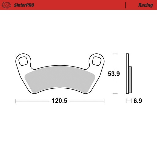 [81911] Brake pads Racing: ATV/UTV
