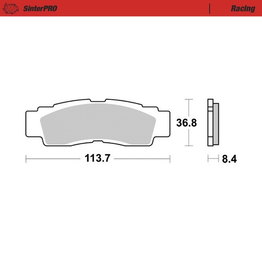 [82011] Brake pads Racing: ATV/UTV