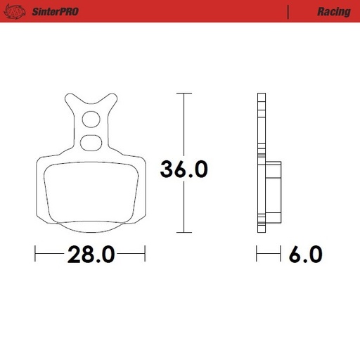 [82811] Brake pads Racing