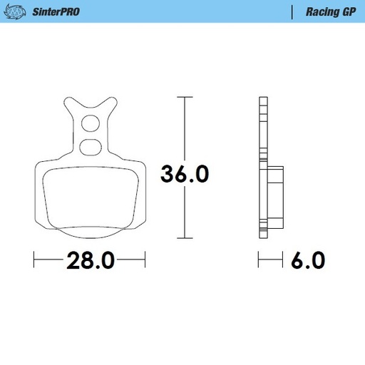 [82812] Brake pads Racing GP