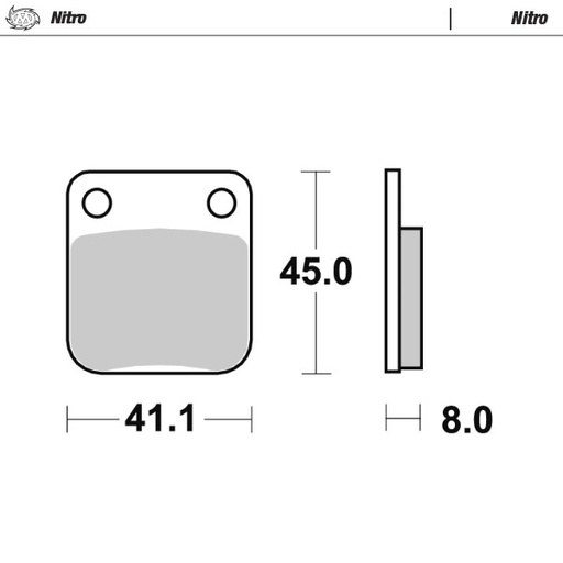 [90021] Brake pads Nitro