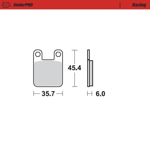 [90511] Moto-Master : Brake pad MX | Racing