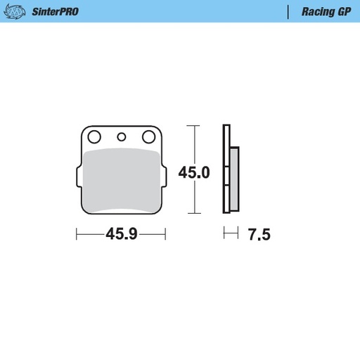 [91412] Brake pads Racing GP