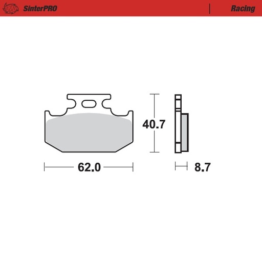 [92211] Brake pads Racing