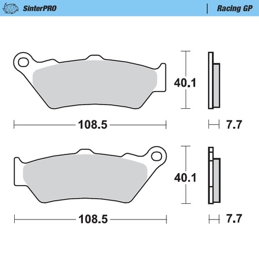 [93112] Moto-Master : Brake pad MX | Racing GP