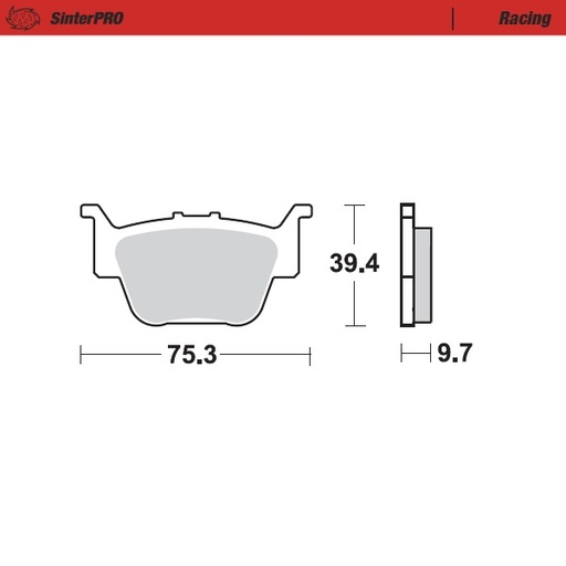 [95111] Brake pads Racing