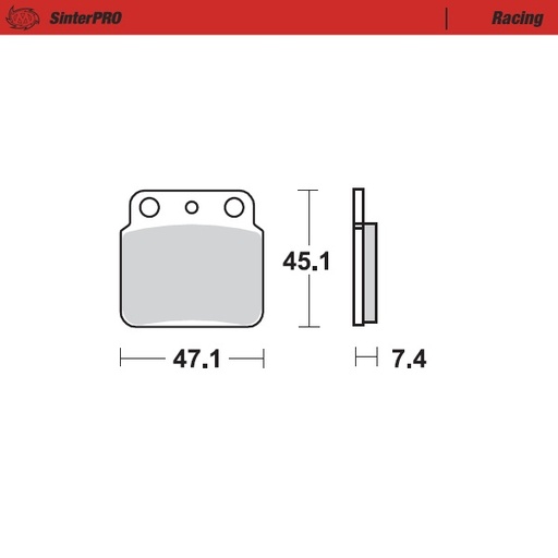 [95211] Brake pads Racing