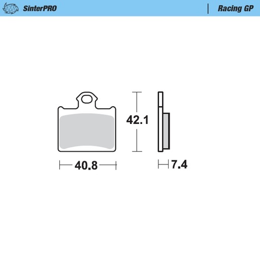 [96712] Brake pads Racing GP