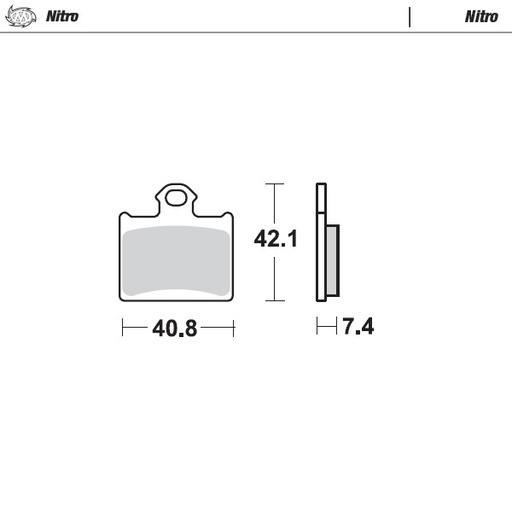 [96721] Brake pads Nitro