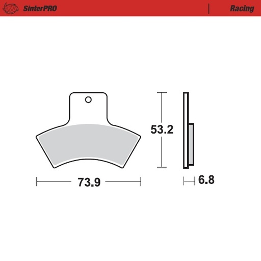 [96911] Brake pads Racing