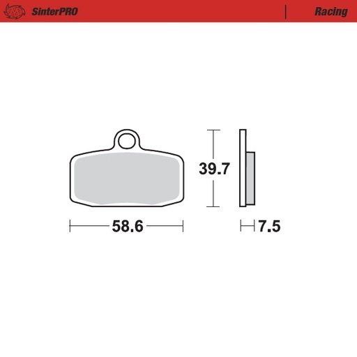 [97411] Brake pads Racing