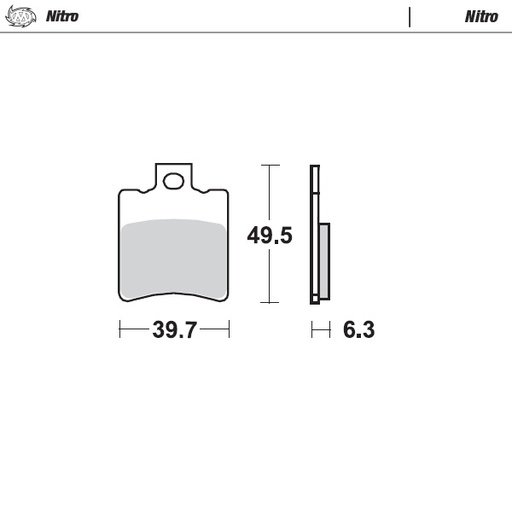 [97821] Brake pads Nitro