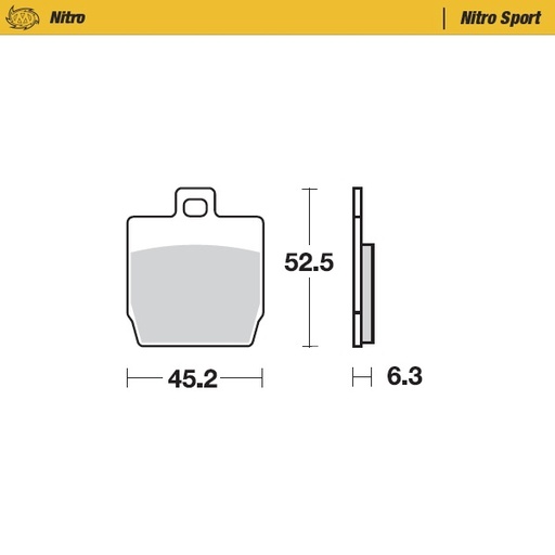 [98022] Brake pads Nitro Sport