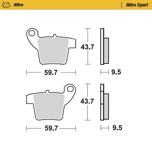 [99022] Brake pads Nitro Sport