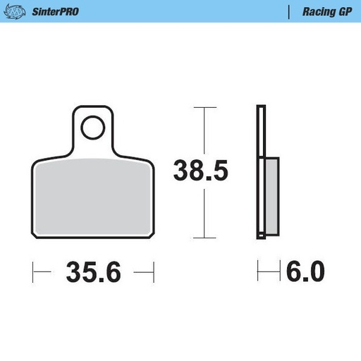 [99212] Moto-Master: Brake pad MX | Racing GP
