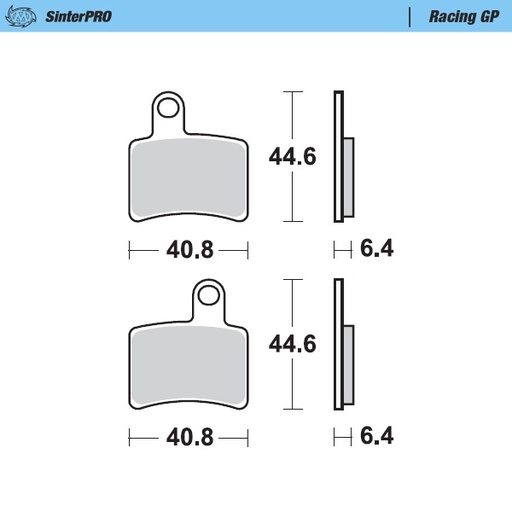 [99312] Moto-Master : Brake pad MX | Racing GP