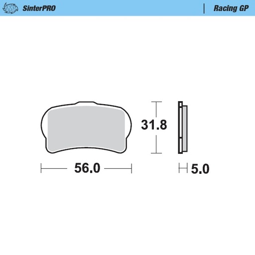 [99512] Moto-Master : Brake pad MX | Racing GP