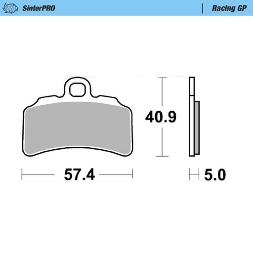 [99712] Brake pads Racing GP