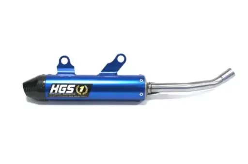 [XE-124-SSB] ( HGS ) HUS / TE 125 / (2024-2025) / enduro silencer | blue steel