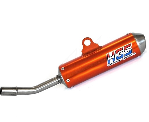 [KTM-XE-120-SSO] KTM / EXC 150 TPI / (2020-2024) / enduro silencer | orange steel