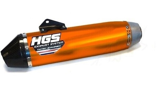 [GAS-GF-324-SCO] GAS / MC 350F / (2024-2025) / silencer | orange carbon