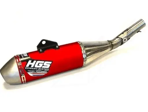 [HON-CF-218-RSR] HON / CRF 250 / (2018-2021) / silencer right | red steel 