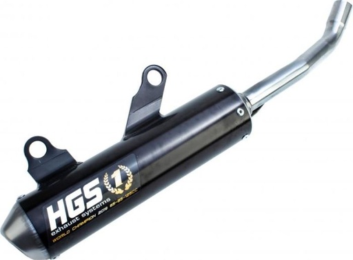 GAS / MC 125 / (2021-2023) / KTM / SX 125 / (2019-2022) / HUS / TC 125 / (2019-2022) / silencer | black steel