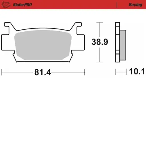 [83411] Brake pads Racing: ATV/UTV