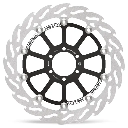 [112446] Moto-Master : Racing Flame Road disc | Floating | Front | Left | Moto-Guzzi: 1400