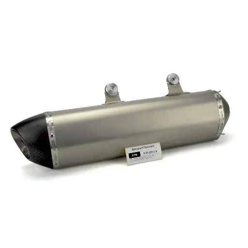 [X15-0011-6] ( Sector ) 4 Stroke | KTM EXC-F 250/350/450 2022-2023 | slip-on silencer | Grey Titanium Carbon