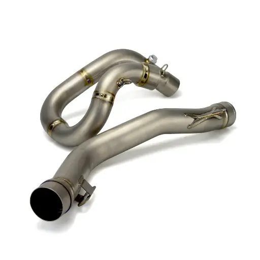 [X15-0006] ( Sector ) 4 Stroke | Front Pipe | Slip On | Titanium- KTM EXC-F 250/350 | XCF-W 350 (2020-2023)