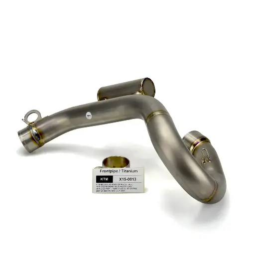 [X15-0013] ( Sector ) 4 Stroke | Front Pipe | Slip On | Titanium - SX-F/XC-F  450 (2019-2022)