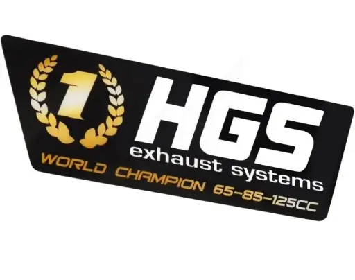 [SS-HGS-2S] 2 stroke silecer sticker