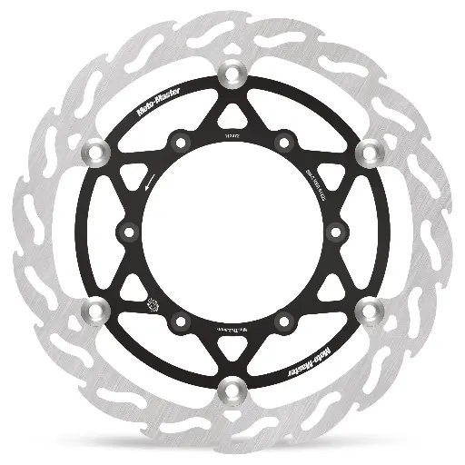 [112472] Moto-Master : Flame MX disc | Floating | Front | Ø280mm | Black | Ducati: Desmo 450MX