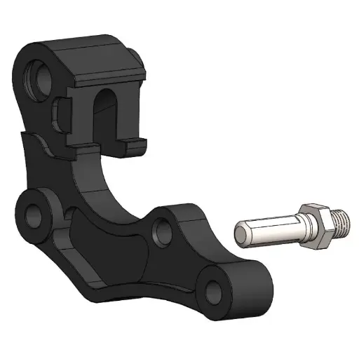 [211149] Moto-Master : Adapter | Front | For Ø280mm | Black | Honda