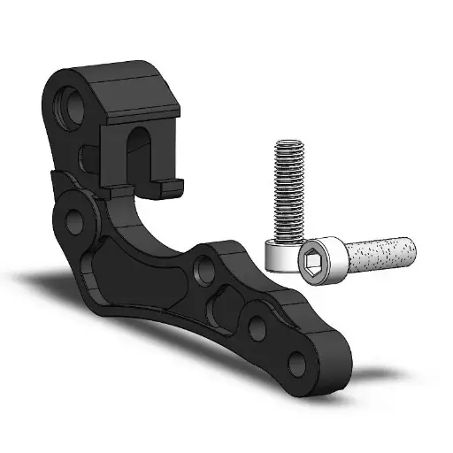 [211156] Moto-Master: Adapter | Front | For Ø260mm | Black | Ducati