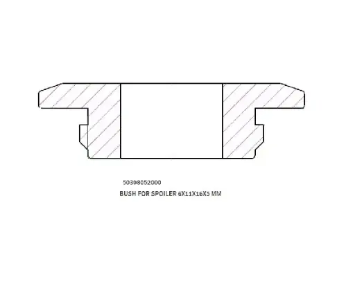 [MI-10-1005] ( 10-1005 ) KTM BUSH FOR SPOILER  (Silver)