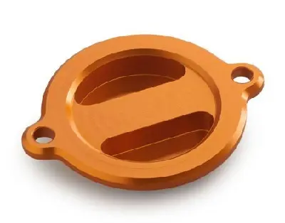 [MI-10-1014] ( 10-1014 ) KTM oil filter cover racing  (Orange)