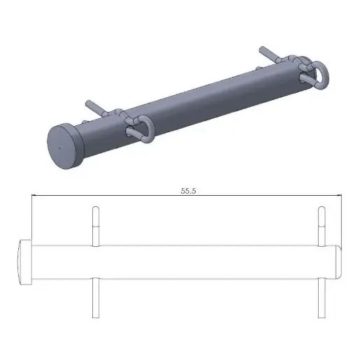 [MI-30-5006-6] MINO :  ( 30-5006 ) Brake pad pin