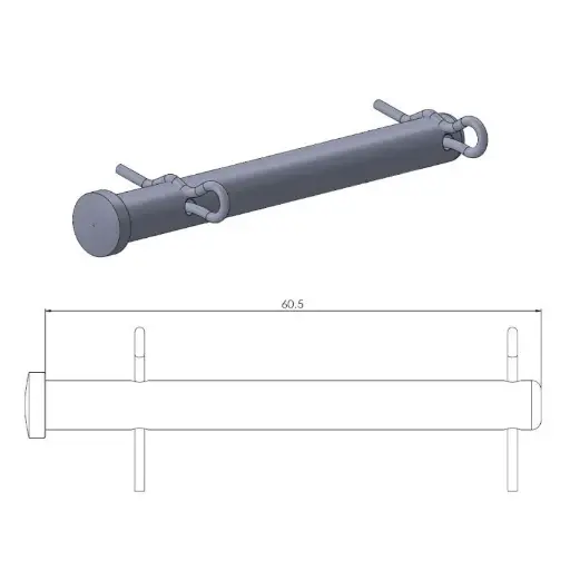 [MI-30-5007-6] MINO :  ( 30-5007 ) Brake pad pin