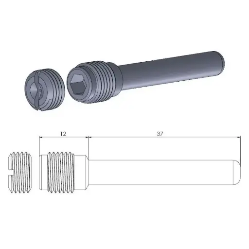 [MI-30-5013] MINO :  ( 30-5013 ) Brake pad pin